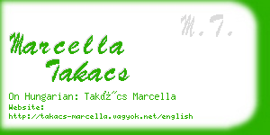 marcella takacs business card